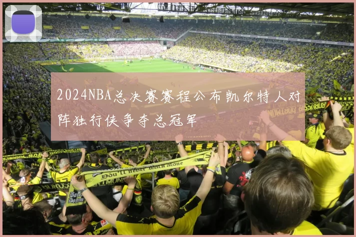2024NBA总决赛赛程公布凯尔特人对阵独行侠争夺总冠军