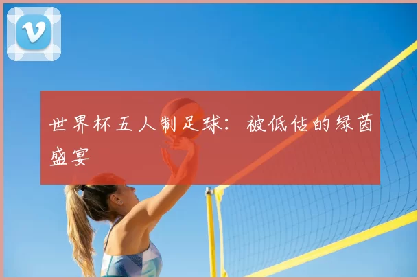 世界杯五人制足球：被低估的绿茵盛宴